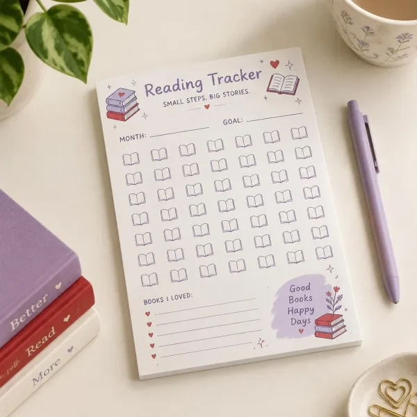 Reading Tracker Notepad